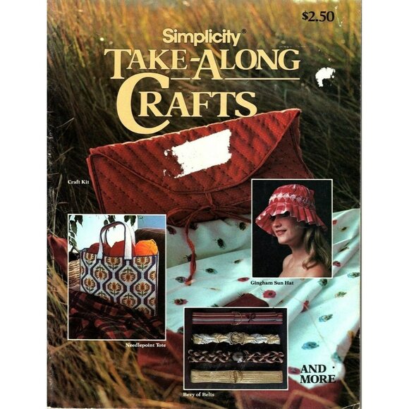 Simplicity Take Along Crafts Smocking, Quilting, Crochet, Needlepoint Patterns - Picture 1 of 2